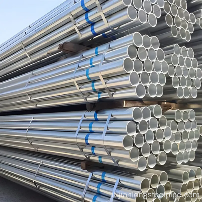 BS 1387 Tubo di acciaio zincato standard